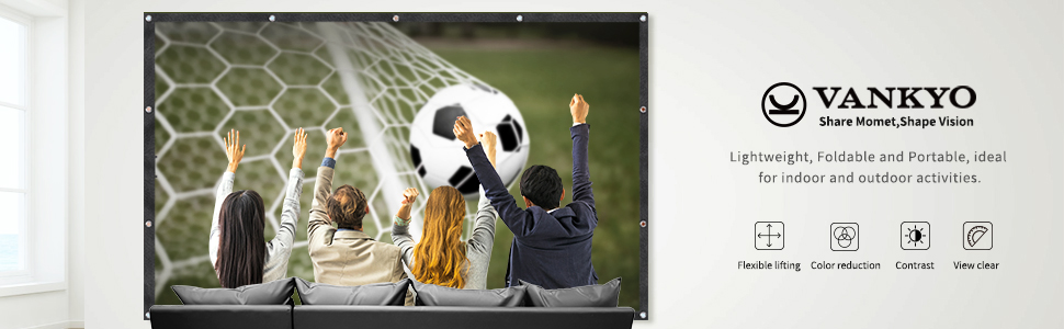 Màn chiếu Vankyo 100 inch tính năng