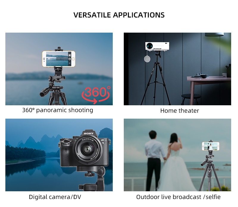 chân tripod V668 slide 3