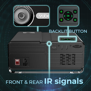 Yaber V10 front-rear IR signals