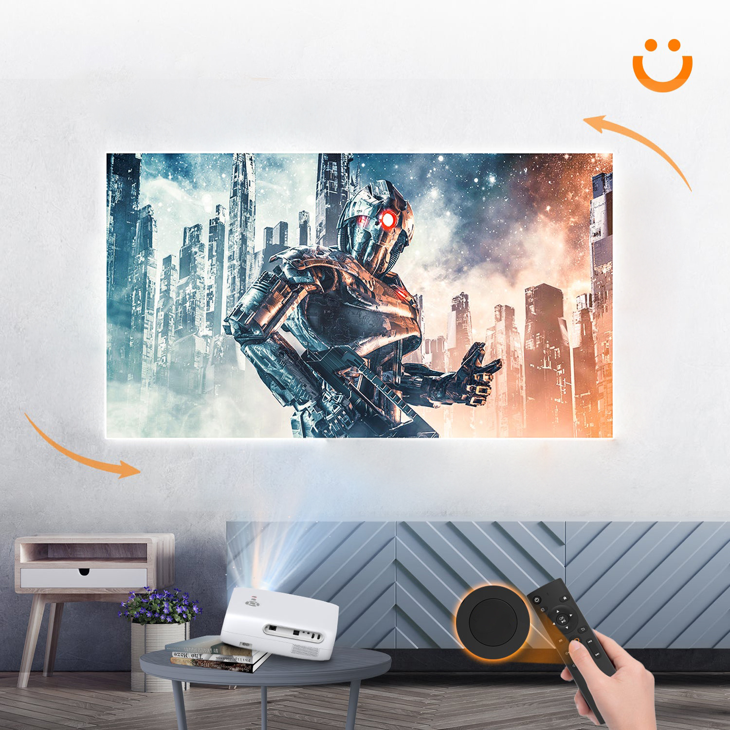 Yaber V7 Pro 4D Keystone