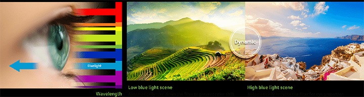 Công nghệ Bluelight Shield giúp vệ mắt người dùng