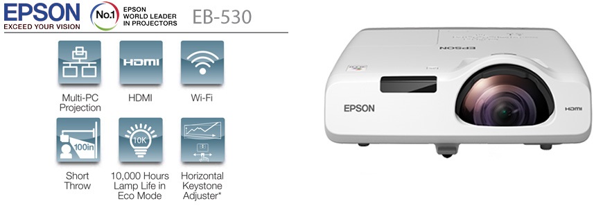 Epson EB-536Wi thông số kỹ thuật