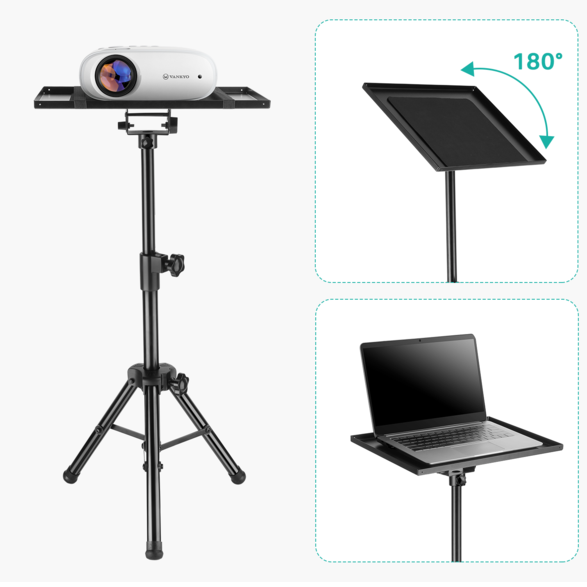 Chân máy chiếu VANKYO Tripod PT-30 với giá đỡ điều chỉnh độ nghiêng